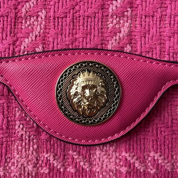 Aldo Pink Tweed Satchel Handbag New With out tag - Picture 3 of 4